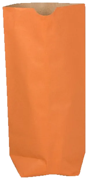 Bolsas cilíndricas, Celulosa estucada 70 g, Naranja